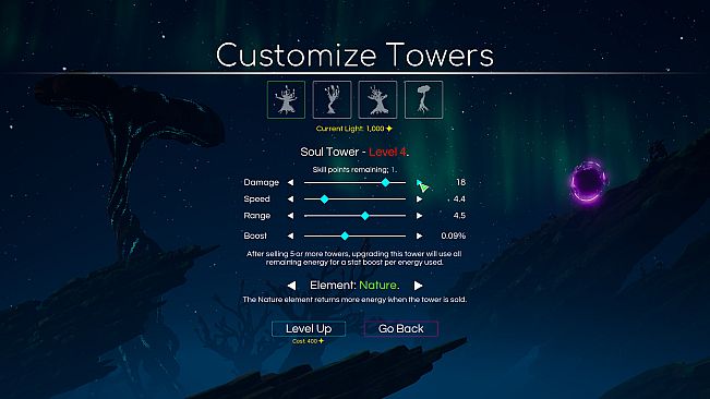 Space Nature Attack Tower Defense