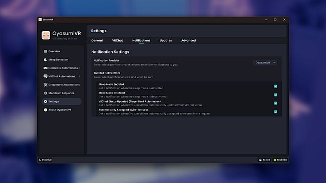OyasumiVR - VR Sleeping Utilities
