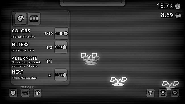 The DvD idle game