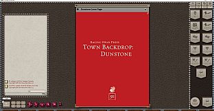 Fantasy Grounds - Town Backdrop: Dunstone (5E)