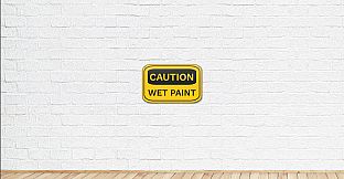CAUTION WET PAINT