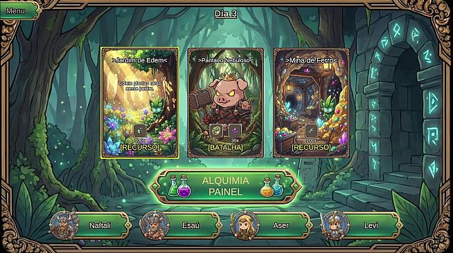Dama e Dungeons: 2D
