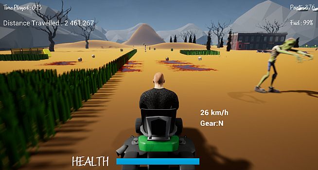 Lawnmower Game: Zombies