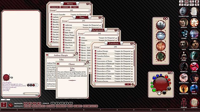 Fantasy Grounds - Vampire the Masquerade 5th Edition Ruleset (VTM5TH)