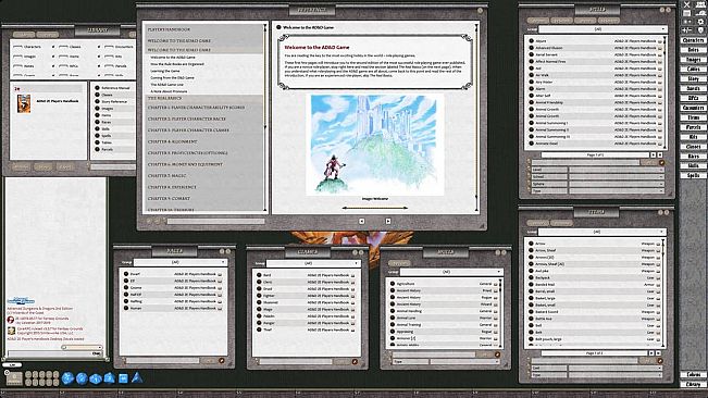 Fantasy Grounds - D&D Classics: Player's Handbook (2E)