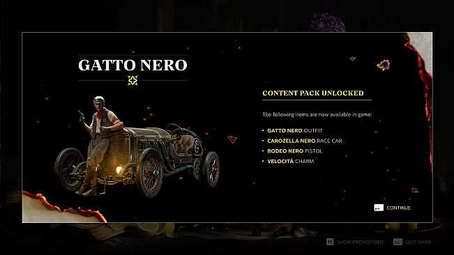 Mafia: The Old Country - Gatto Nero Pack