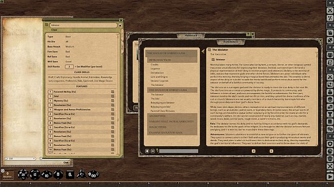 Fantasy Grounds - The Idolator Hybrid Class