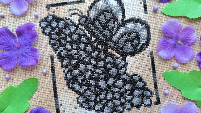 Aster Pebble and the Case of Bad Bureaucracy - Cross Stitch Zine