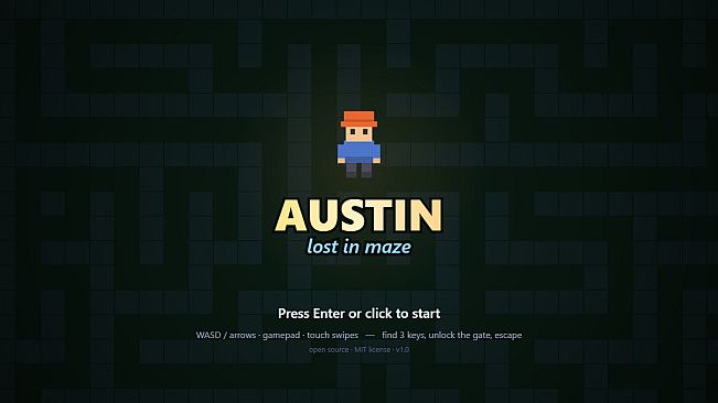 Austin lost in maze