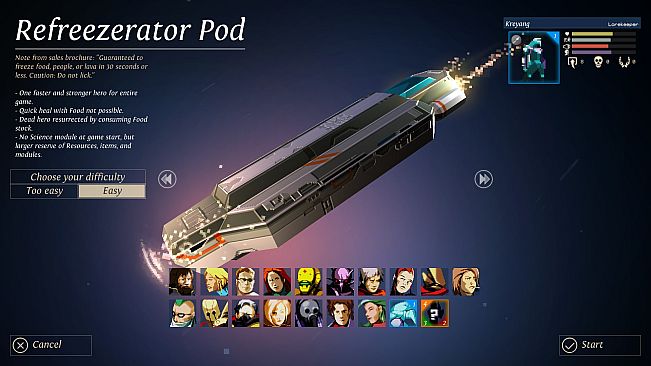 Dungeon of the ENDLESS - Deep Freeze Add-on