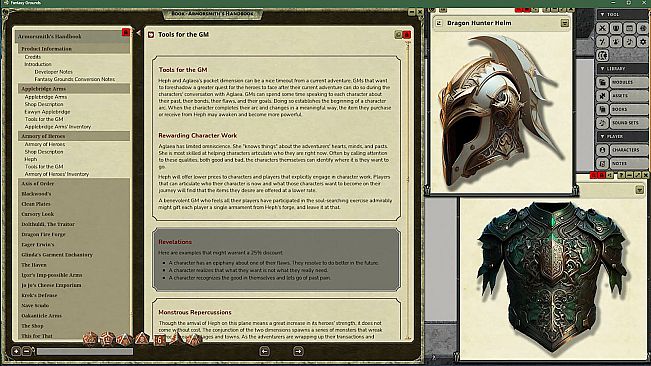Fantasy Grounds - Armorsmith's Handbook