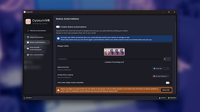 OyasumiVR - VR Sleeping Utilities