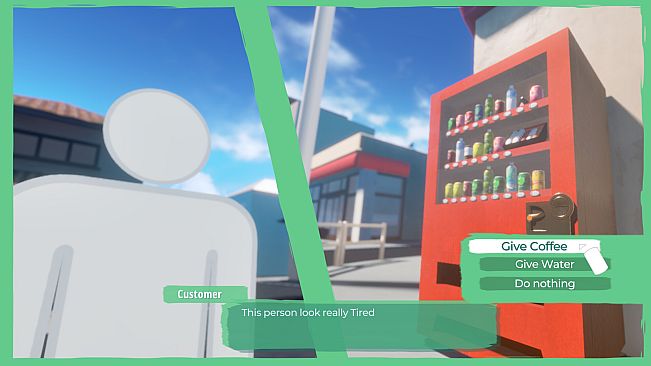 A Vending Machine's Daily Life