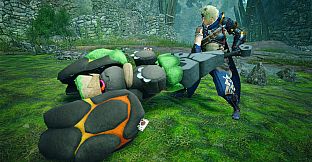 Monster Hunter Rise - "Stuffed Garangolm" Hunter layered weapon (Charge Blade)