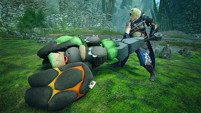 Monster Hunter Rise - "Stuffed Garangolm" Hunter layered weapon (Charge Blade)