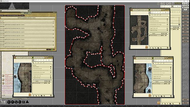 Fantasy Grounds - Pathfinder RPG - GameMastery Map Pack: Caverns