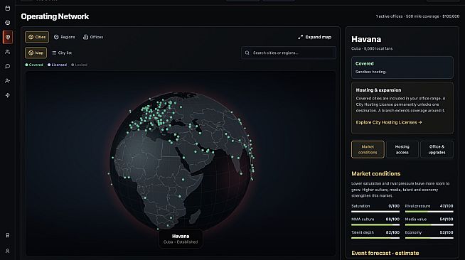 MMA Empire - Sandbox Mode