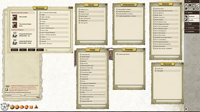 Fantasy Grounds - Deadlands Reloaded: The Last Sons