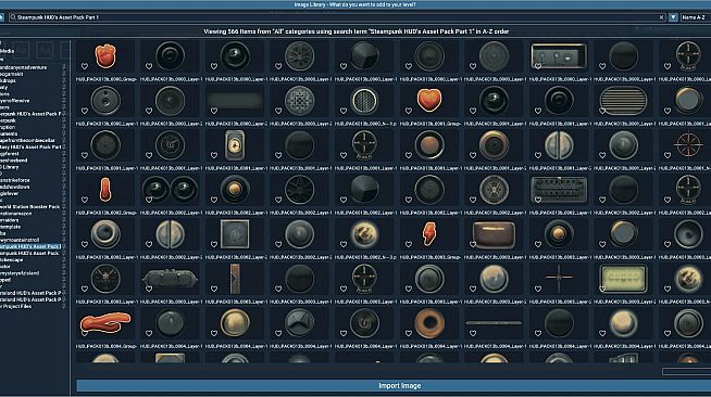 GameGuru MAX Steampunk Asset Pack - HUD's