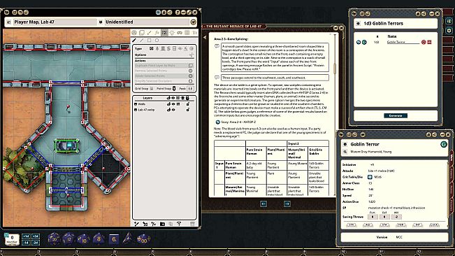 Fantasy Grounds - Mutant Crawl Classics #15: The Mutant Menace of Lab 47