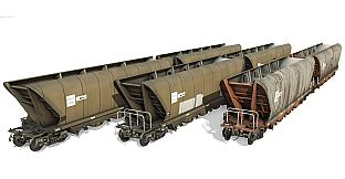 Trainz 2022 DLC - NSW Bradken 120T Coal Hopper Mega Pack