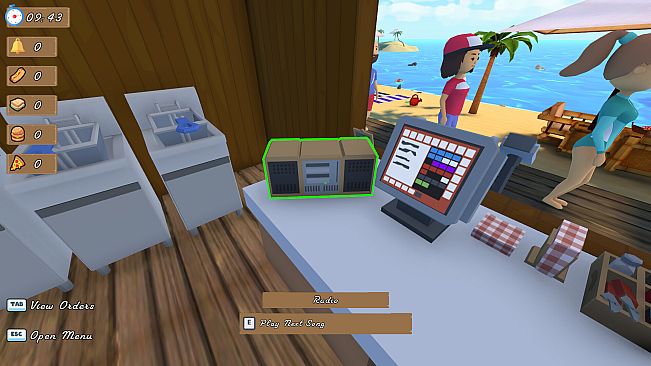 Seaside Cafe Rush Hour