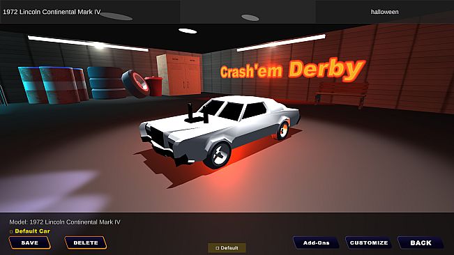 Crash'em Derby - Halloween Paint Job Pack
