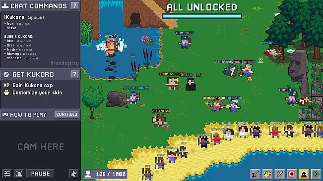 Kukoro: Stream chat games