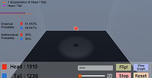Coin Flipping Simulator for Probability and Statistics