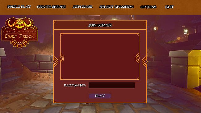 The Fallen God's Chronicles: Dmet Prison