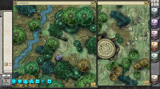 Fantasy Grounds - Forest Map Pack by Joshua (Map Pack)
