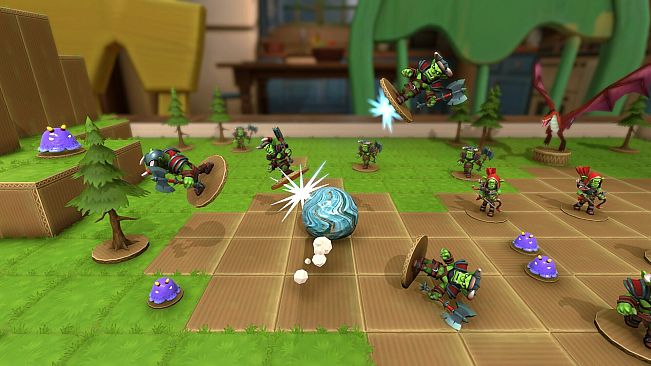 Table Tactics: physics-driven tabletop battles