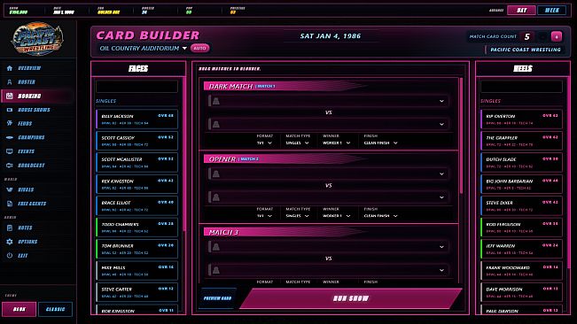 The Pay Window: 80s Wrestling Simulator