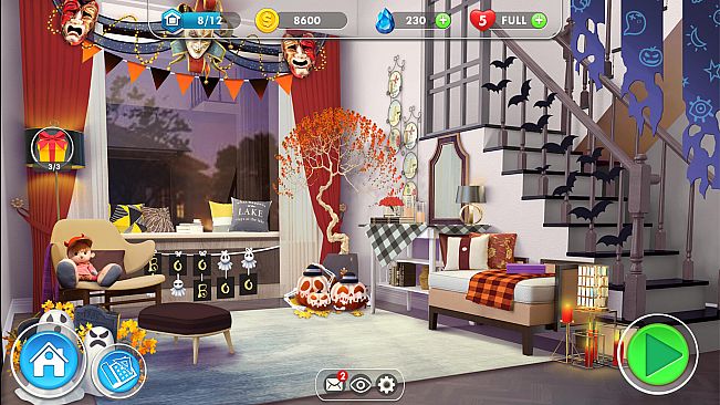 Home Designer Makeover Blast - Halloween
