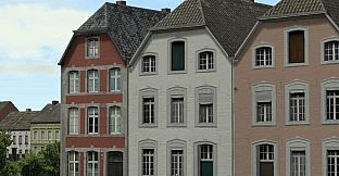 Modelset 1 - Railstation, Houses, Barn