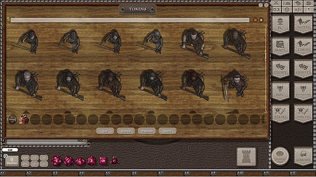 Fantasy Grounds - Jans Token Pack 23 - Thugs and Thieves