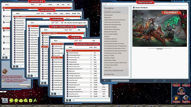 Fantasy Grounds - Starfinder RPG - Starfinder Armory (SFRPG)