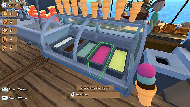 Seaside Cafe Rush Hour