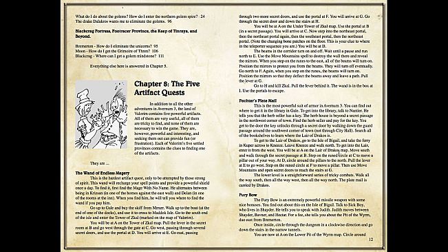 Avernum 3 Hintbook and Bonuses