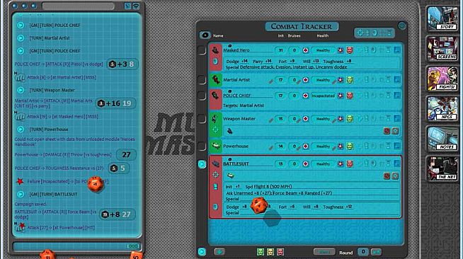Fantasy Grounds - Mutants & Masterminds Ruleset