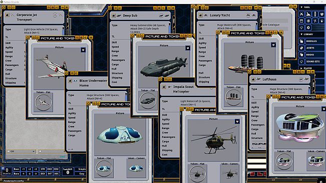 Fantasy Grounds - Traveller - Vehicle Catalogue
