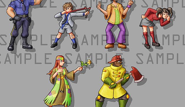 RPG Maker MV - Modern Day Menace Battlers