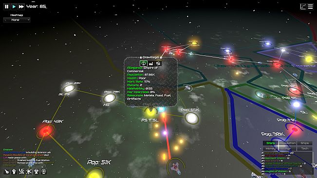 GalactiWar - Empire Simulator