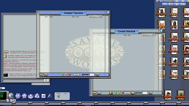 Fantasy Grounds - Modern Skin (Savage Worlds)