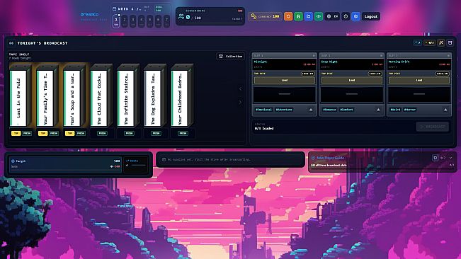 Dream Broadcast Simulator