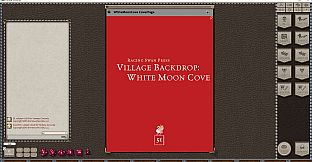 Fantasy Grounds - Village Backdrop: White Moon Cove (5E)