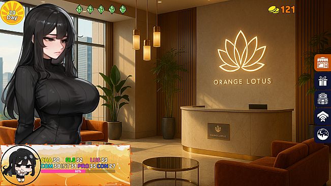 orange lotus