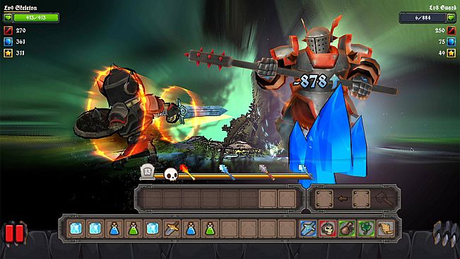 Clumsy Knight Vs. Skeleton Remastered