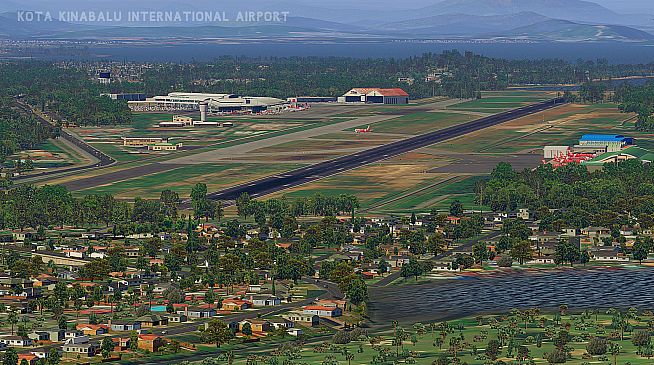 X-Plane 11 - Add-on: JustAsia - WBKK - Kota Kinabalu Airport