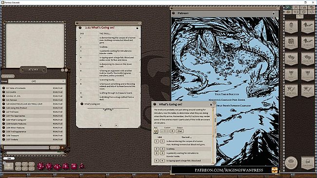 Fantasy Grounds - Monstrous Lair #2: Troll Cave (Any Ruleset)